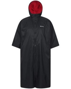 Mountain Warehouse Coastline Water Resistant Changing Robe Coat Jacket - Black