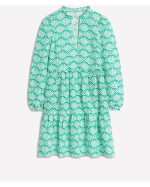 Boden Esme Linen Short Dress - Blue