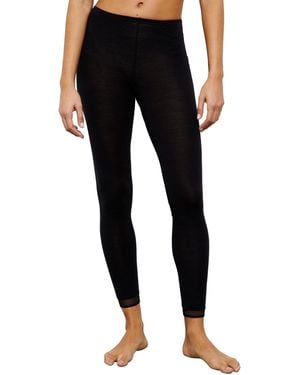 Chantelle Femilet By Juliana Merino Wool Thermal Leggings - Black
