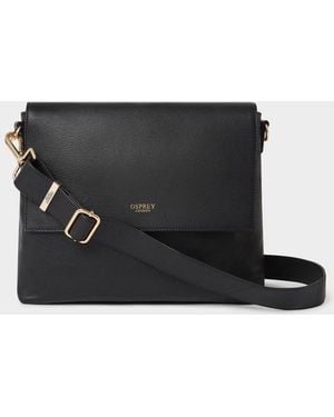 Osprey The Runner Leather Crossbody Bag - White