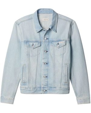 Calvin Klein Slim Denim Trucker Jacket - Blue