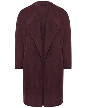Evans Waterfall Cardigan - Purple