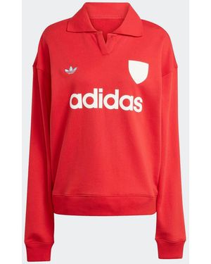 adidas Footie Sweatshirt - Red