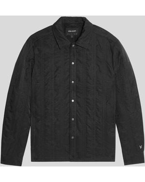 Lyle & Scott Loungewear Crew Neck Pullover Shirt - Schwarz
