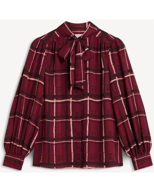 Hobbs Aisha Blouse - Red