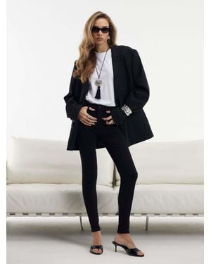 River Island River Island Mid Rise Sculpt Skinny Fit Jeans - Black