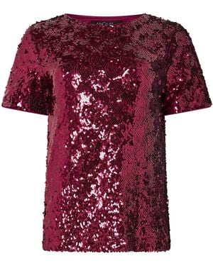 M Com Layered Sequin Top