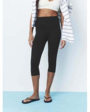 Self Capri Sport Leggings - Black