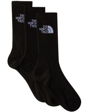 The North Face Multi Socks 3 Pack - Black