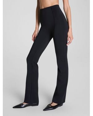 Spanx Shape Scuba Micro Flare Leggings - Blue