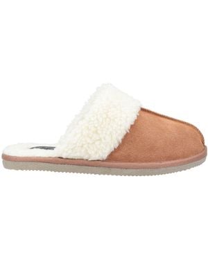 Hush Puppies Hush Puppies Tan Arianna Mule Slippers - White