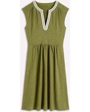Boden May Jersey Short Dress - Green