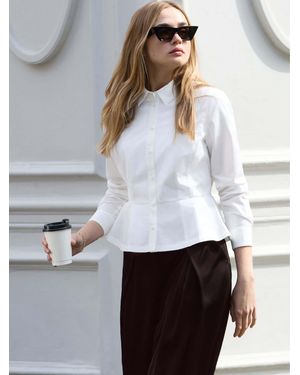 Baukjen Essi Peplum Shirt - White