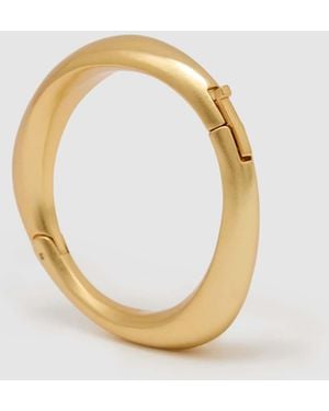 Reiss Tone Sierra Curve Bangle Bracelet - Metallic