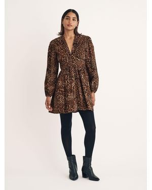 Nobody's Child Nobodys Child Leopard Print Starlight Mini Dress - Natural
