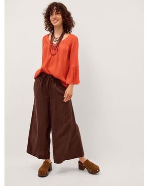 Monsoon Kallie Dobby Blouse - Red