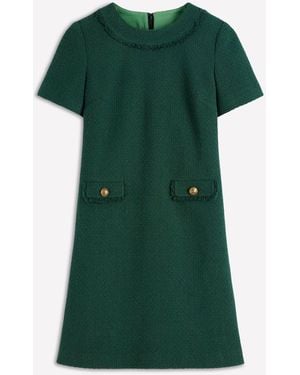 Boden Evita Cotton Shift Dress - Green