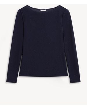 Hobbs Shauna Sparkle Blouse - Blue