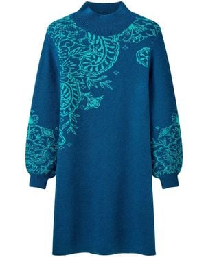 Joe Browns Knitted Mini Dress - Blue