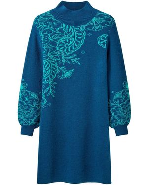 Joe Browns Knitted Mini Dress - Blue