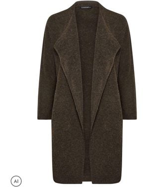 Evans Waterfall Cardigan - Brown