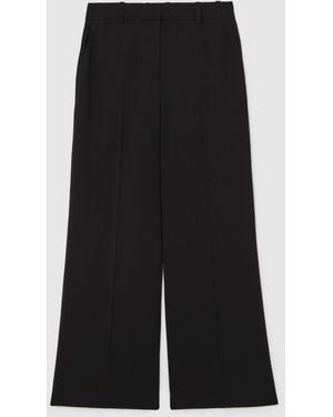 Reiss Margeaux Wide-Leg Tailored Pants - Black