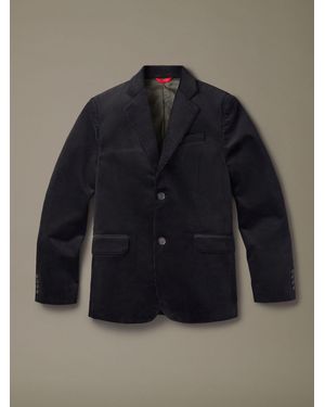 aubi Marlborough Cord Suit Blazer - Blue