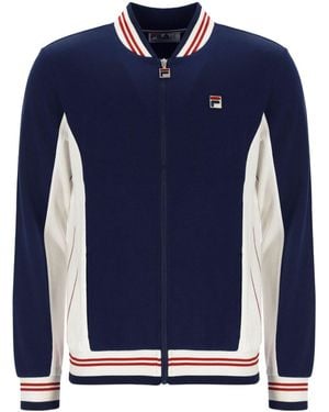 Fila Settanta Jktbaseball Track Jacket - Blue