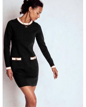 Boden Petite Holly Knitted Dress - Black