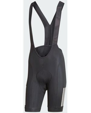 adidas Essentials 3-Stripes Padded Cycling Bib Shorts - Blue