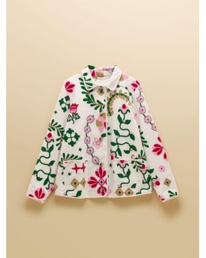 Joules Embroidered Item Jacket - Multicolor