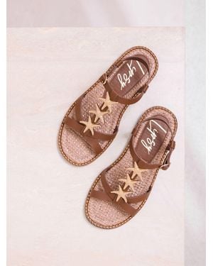Lipsy Standard Fit T Bar Flat Sandals - Pink