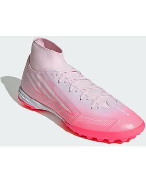 adidas F50 Sparkfusion League Mid Cut Turf Football Boots - Pink