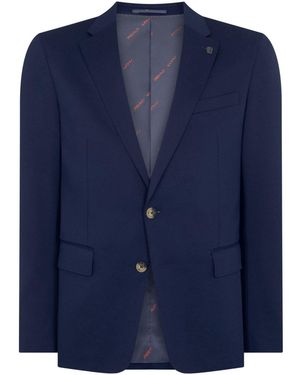 Remus Uomo Alto Tapered Fit Stretch Suit Jacket - Blue