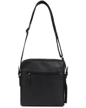 Jones Bootmaker Jones Bootmaker Vincent Leather Shoulder Bag - Black