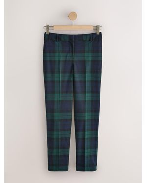 Next Check Slim Pants - Green