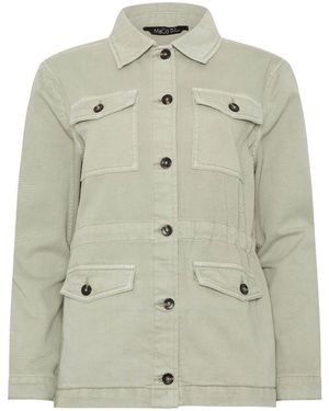 M Com Four Pocket Jacket - White