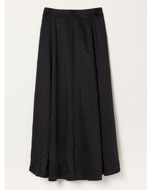 FatFace Fatface Sadie Polka Dot Midi Skirt - Black