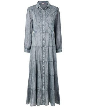 Joe Browns Petite Embroidered Shirt Dress - Blue