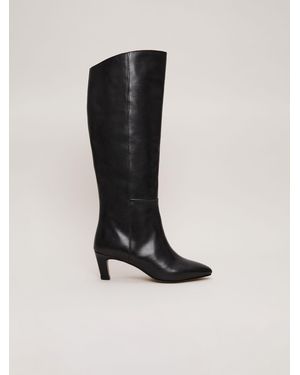 Phase Eight Phase Eight Leather Knee High Boots - Black