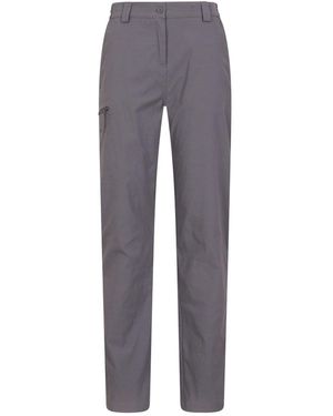 Mountain Warehouse Hiker Stretch Quick Drying Uv Max Trousers - Grey