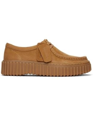 Clarks Torhill Bee Shoes - Braun