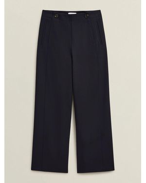 Hobbs Petite Kimmi Crop Pants - Blue