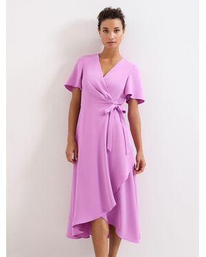 Phase Eight Julissa Wrap Dress - Pink