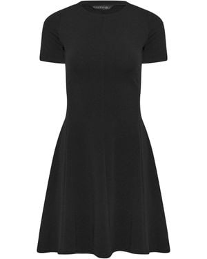 PixieGirl Petite Textured Mini Dress - Black