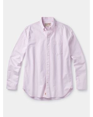 aubi Aldridge Oxford Button Down Cotton Shirt - Pink