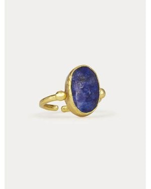 Ottoman Hands Aurelialapis Cocktail Ring - Blue