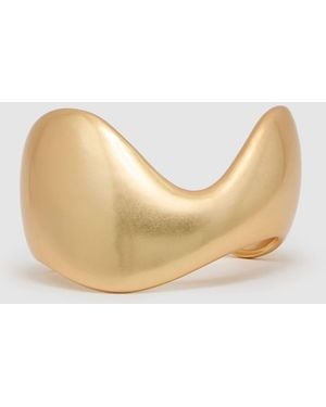 Reiss Tone Selena Sculpted Wave Cuff - Natural