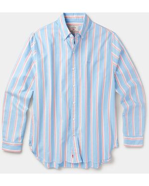 aubi Walesby Lightweight Relaxed Oxford Shirt - Blue