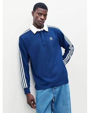 adidas Originals Adicolor Rugby Polo Shirt - Blue